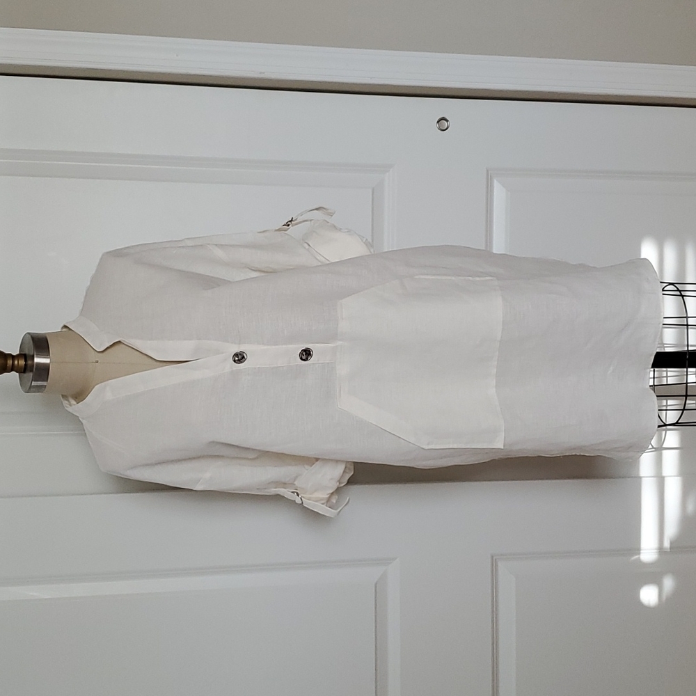 Zara Linen Shirt Dress